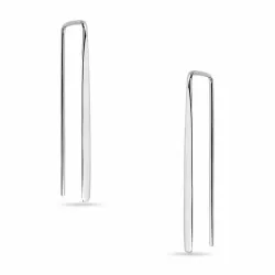 pitkät korvarenkaat  hopea