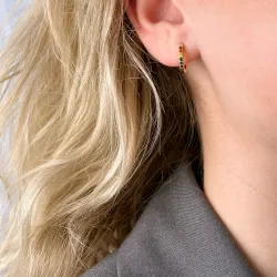 12 mm zirkoni rengas  kullattua hopeaa