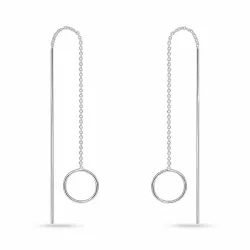 pitkät ketjukorvakorut  hopea