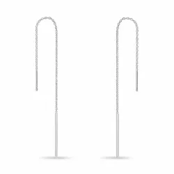 pitkät ketjukorvakorut  hopea