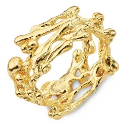 sormus kullattua hopeaa