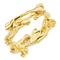 sormus kullattua hopeaa