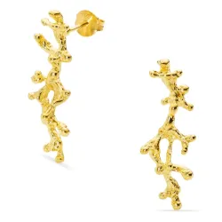 korvarenkaat  kullattu hopea