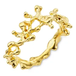 sormus kullattua hopeaa