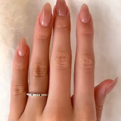 Sininen zirkoni sormus hopeaa