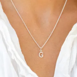 g-kirjain riipus  hopeaa - My Letter