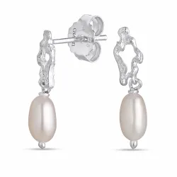 helmi korvarenkaat  hopea - Lumé Etched