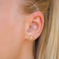 nappikorvakorut  kullattua hopeaa - Lumé Etched