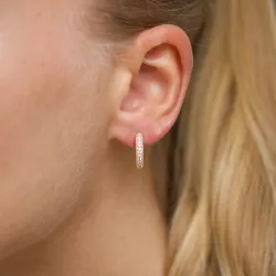 14,5 mm zirkoni rengas  kullattu hopea - Lumé Illume