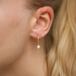 helmi rengaskorvakorut  kullattu hopea - Lumé Etched