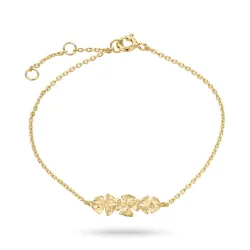 rannekoru kullattua hopeaa 16 plus 3 cm x 6,5 mm  - Lumé Etched