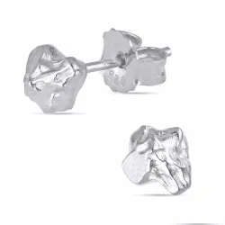 nappikorvakorut  hopea - Lumé Etched