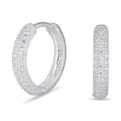 14 mm zirkoni rengas  hopea - Lumé Illume