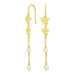 helmi korvarenkaat  kullattua hopeaa