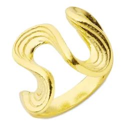 sormus kullattua hopeaa - Lumé Etched