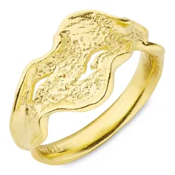 sormus kullattua hopeaa - Lumé Etched