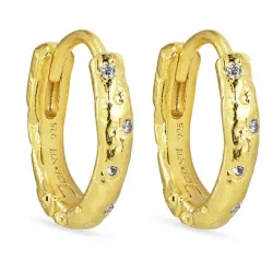 14,5 x 12 mm ovaaleja zirkoni rengas  kullattu hopea