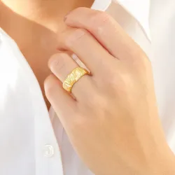 sormus kullattu messinki - Eliné