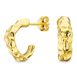 rengaskorvakorut  kullattu messinki - Eliné