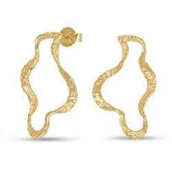 korvarenkaat  kullattu messinki - Eliné