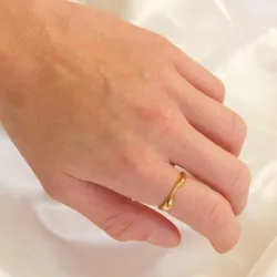 sormus kullattu messinki - Eliné