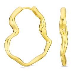 sydän rengas  kullattu messinki - Eliné