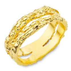 sormus kullattu messinki - Eliné