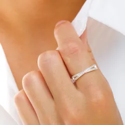 zirkoni sormus hopea