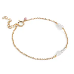 Enamel Sofia helmi rannekoru  kullattua hopeaa