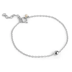 Enamel Balloon rannekoru  hopea