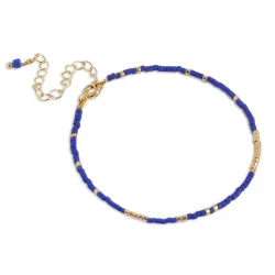 Enamel Petra Navy Blue rannekoru  kullattua hopeaa
