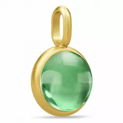 Julie Sandlau Prime vihreä riipus  kullattua hopeaa vihreä kristalli