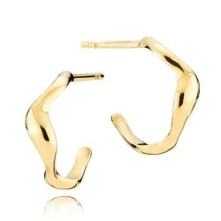 15 mm Izabel Camille Nori rengas  kullattua hopeaa