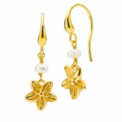 Izabel Camille Rosalina helmi korvarenkaat  kullattua hopeaa