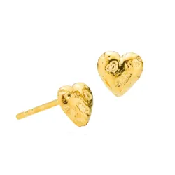 Izabel Camille Angel sydän korvarenkaat  kullattua hopeaa