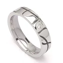 näytepakkaukset zirkoni sormus hopea