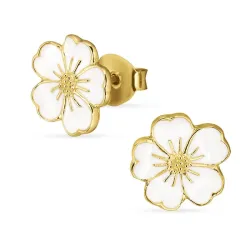 näytepakkaukset unnikkei-minä-älä nappikorvakorut  kullattua hopeaa