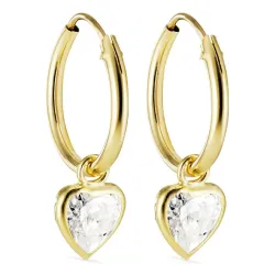 näytepakkaukset sydän rengas 9 karaatin kultaa - Gold Collection