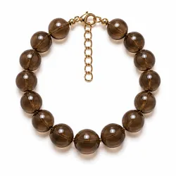 näytepakkaukset savunvärinen kvartsi rannekoru kullattu teräs - AURA