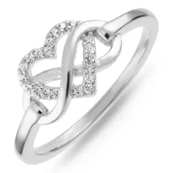 näytepakkaukset sydäntä zirkoni sormus hopea