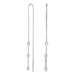 näytepakkaukset ketjukorvakorut  hopea