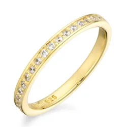 näytepakkaukset zirkoni sormus kullattua hopeaa