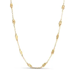 Enamel Kia kaulaketju  kullattua hopeaa